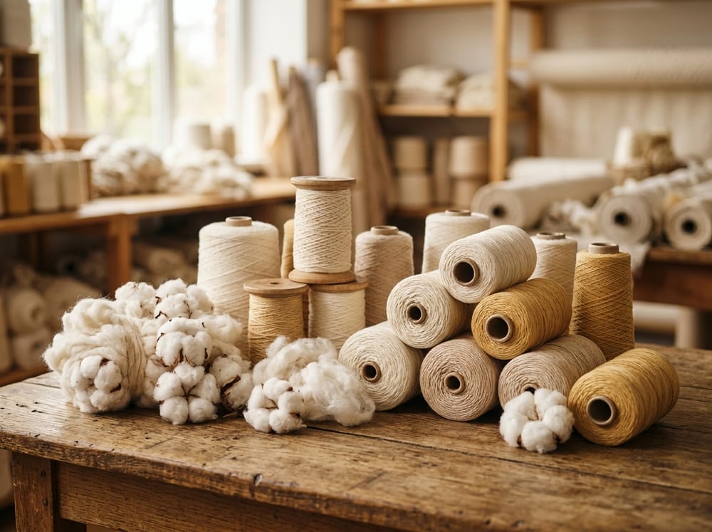 A moment from the textile production process